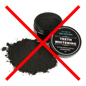 charcoal teeth whitening powder