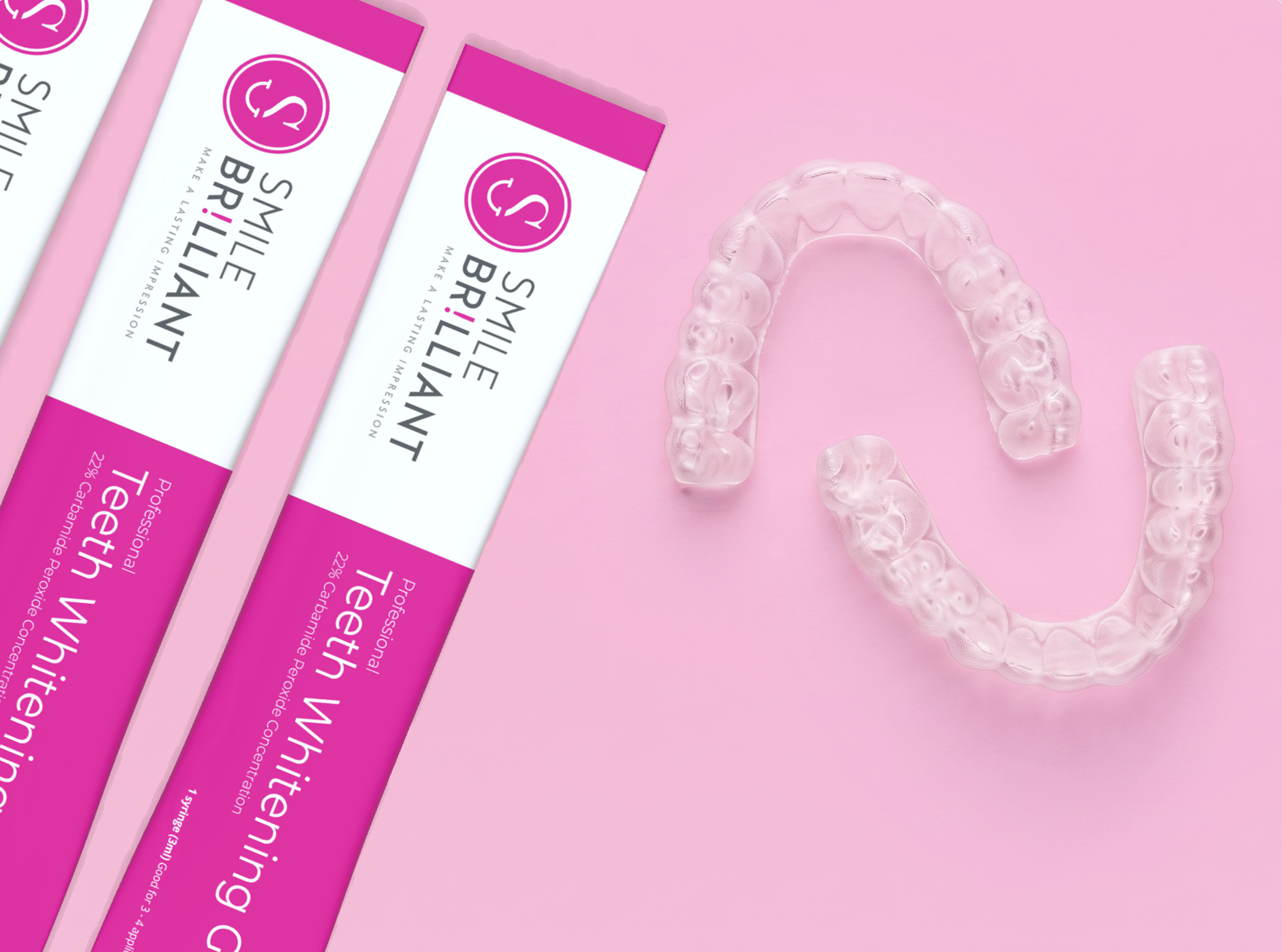 Whitening gel and tray