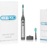 Individual Package: cariPRO Electric toothbrush with 2 replacement brush heads